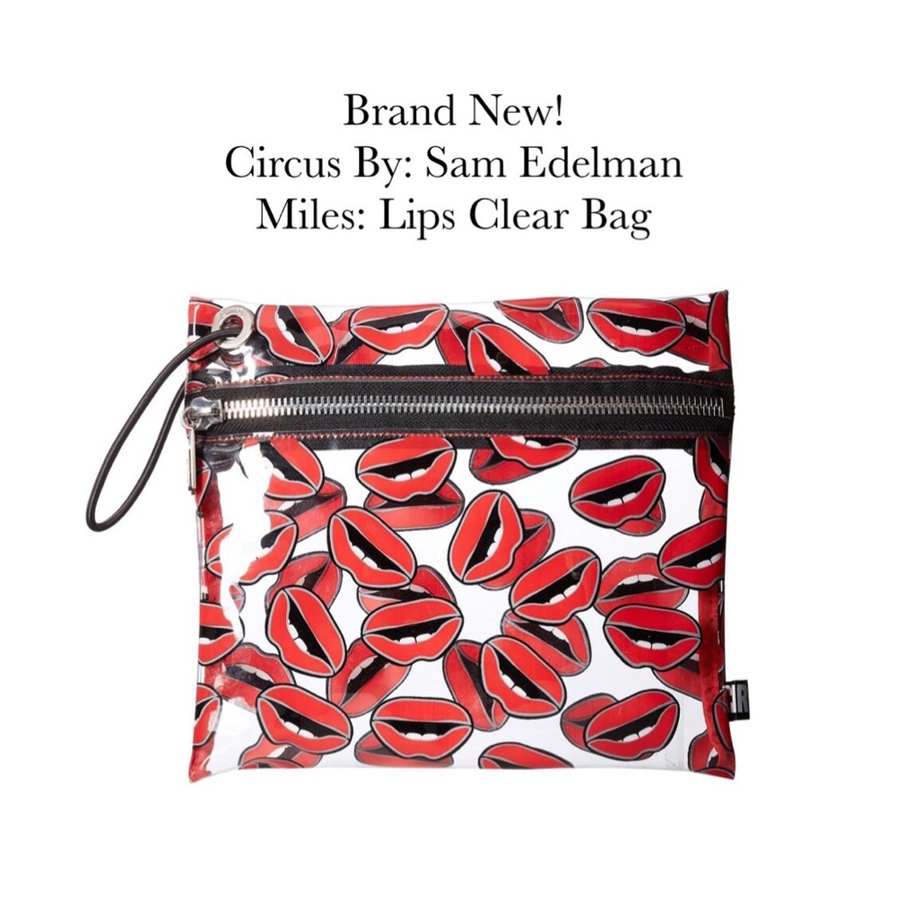 Sam Edelman Clear Clutch Bag NWT